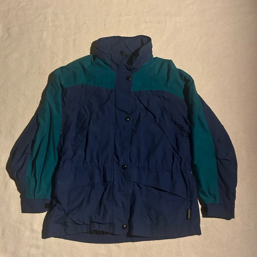 Pacific Trail Dark Blue and Teal Jacket